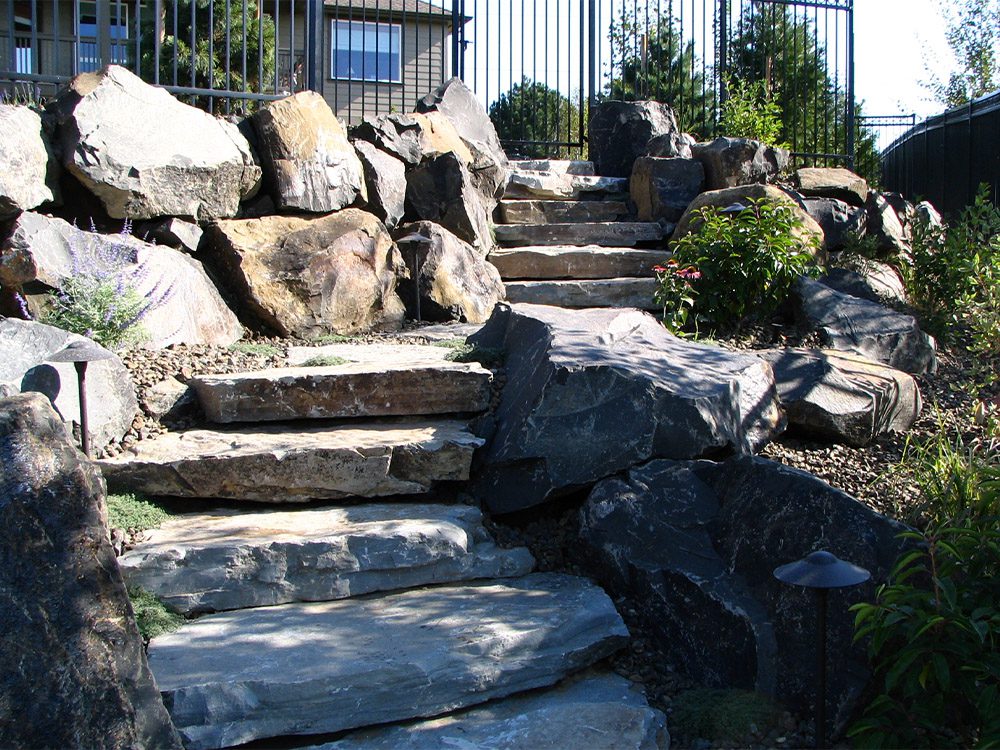 stone stair pathway